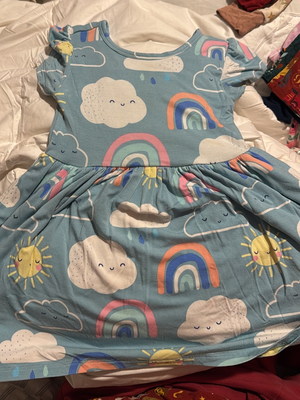 LITTLE SLEEPIES sunny skies TWIRL DRESS